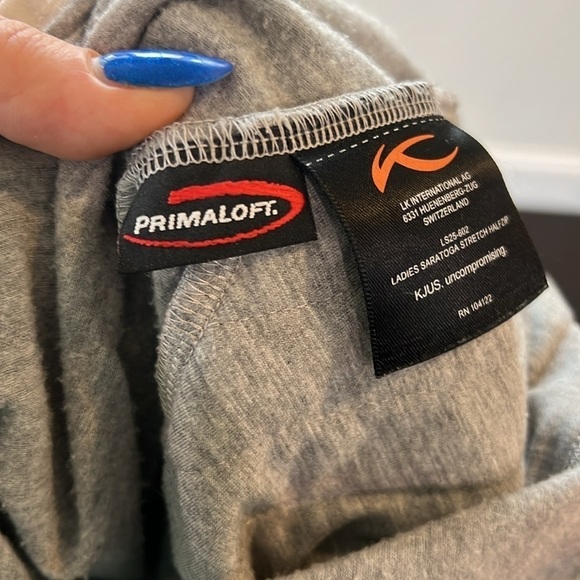 KJUS Ladies Trace Halfzip Midlayer - Size 38 Medium - Grey Melange - Picture 7 of 9